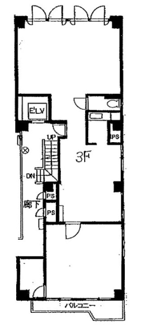 エスポワール麻布ビル3F 間取り図