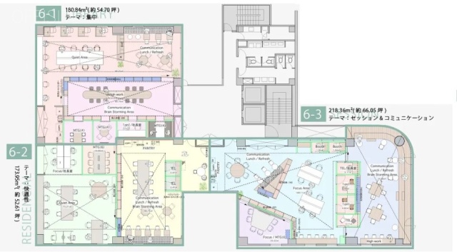 KDX飯田橋ビル601 間取り図