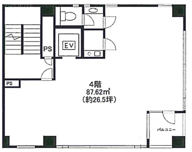 アウルスクエア4F 間取り図