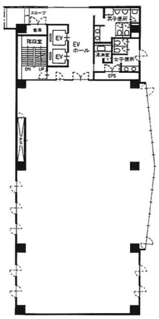 亀井ビル2F 間取り図