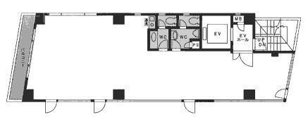 芳文堂ビル2F 間取り図