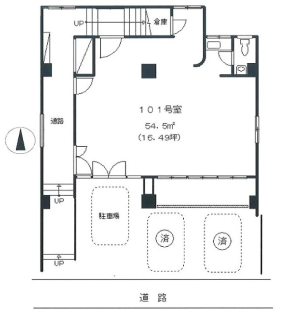 藤田ビル101 間取り図