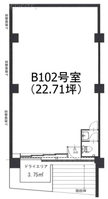 浜中ビルB102 間取り図