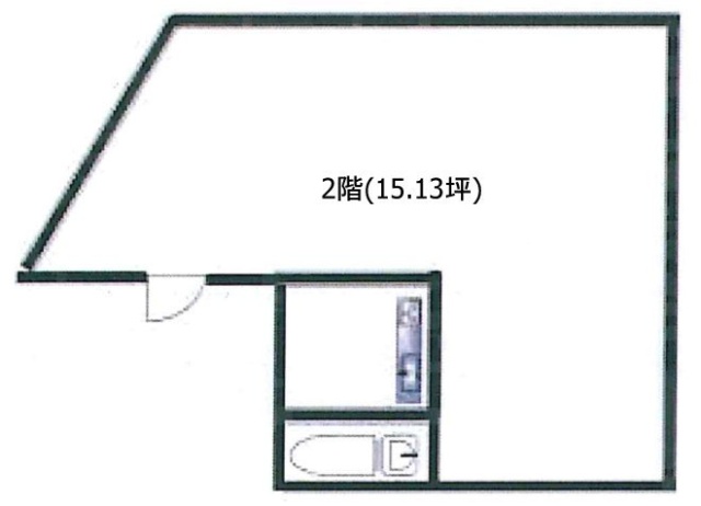 ほ里つビル2F 間取り図