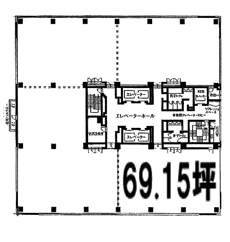 パシフィックマークス横浜イースト3F 間取り図