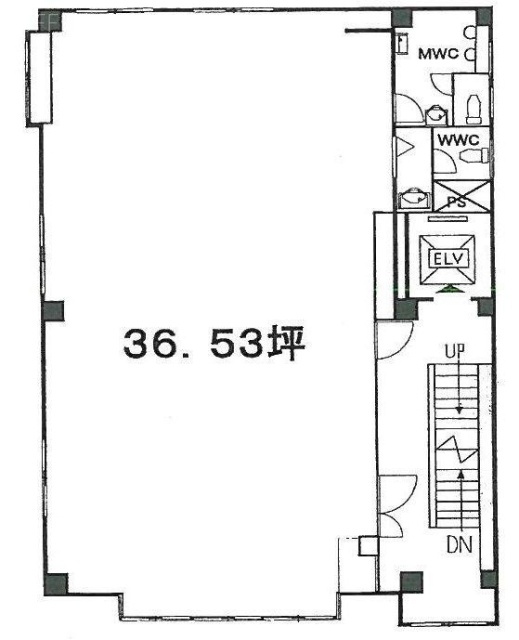 永井ビル2F 間取り図