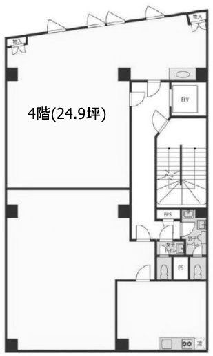 四谷SCビルA 間取り図