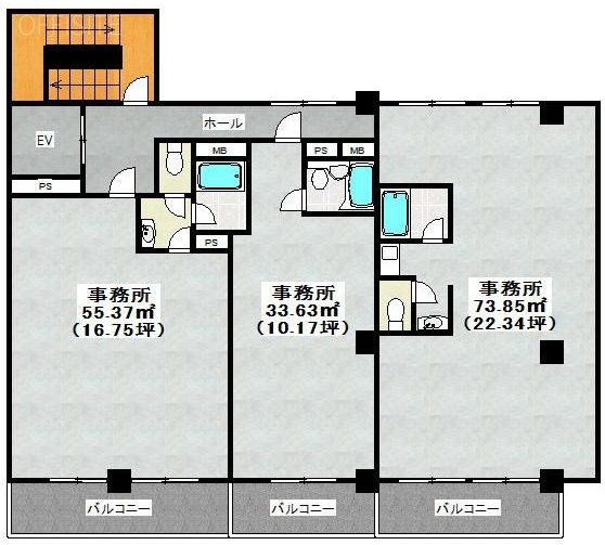 工新ビル801 間取り図