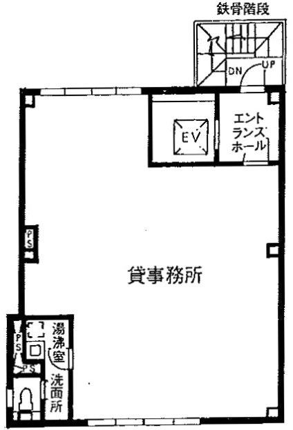 エンドービル2F 間取り図