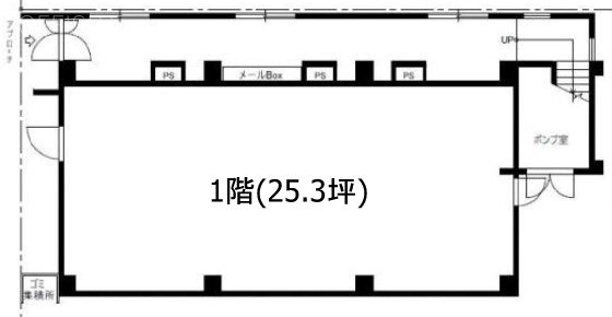 ヴィラセントラル1F 間取り図