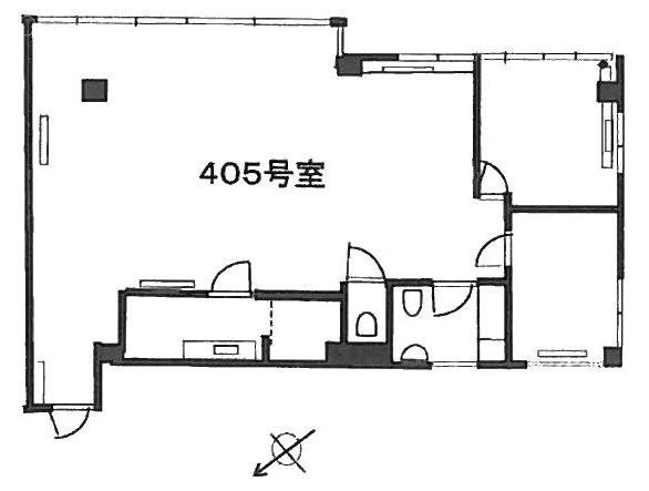 オリンピアアネックスビル405 間取り図