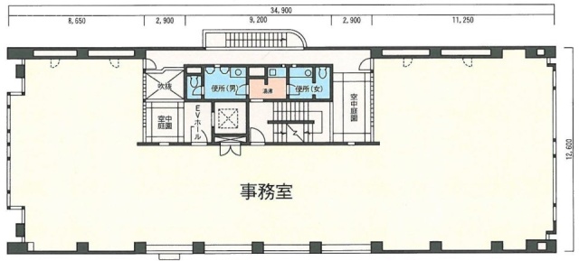 四谷ワイズビル2F 間取り図