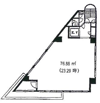 福山ビル6F 間取り図