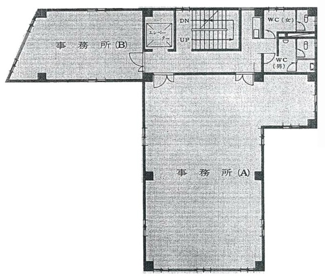 玉川ビルAB 間取り図