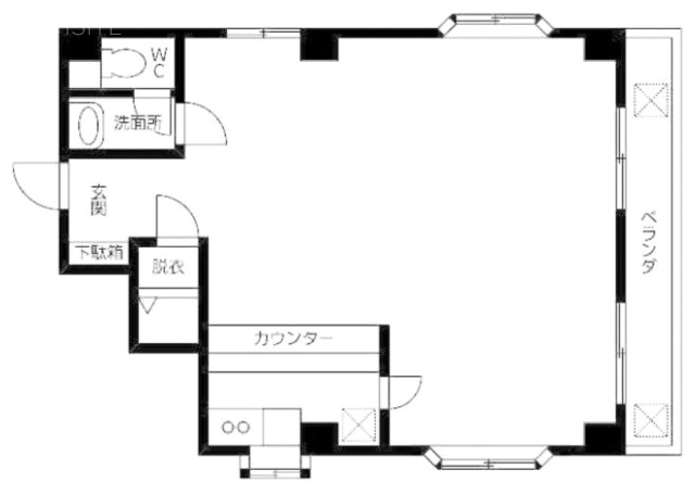 htビル402 間取り図