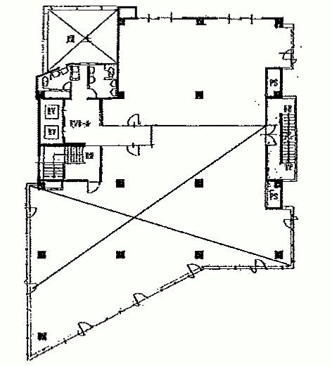 渋谷カプリビル3F 間取り図