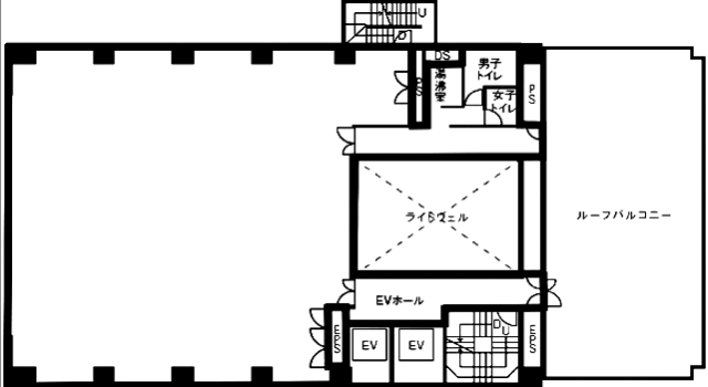 市ヶ谷キャナルコート8F 間取り図