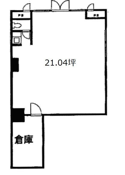 グレース飯島ビル1F 間取り図