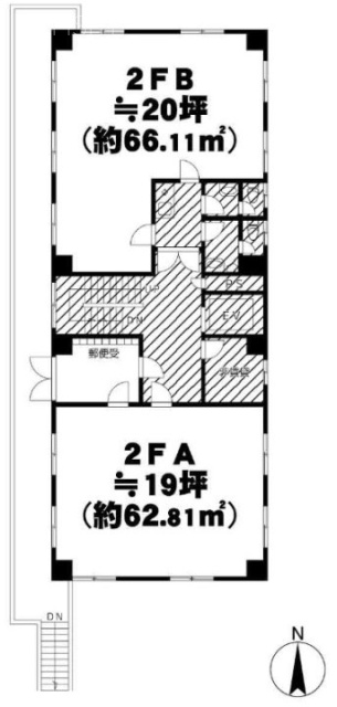 第2桂城ビルA 間取り図