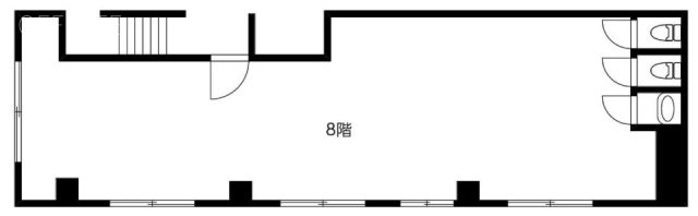 浅草橋駅前ビル8F 間取り図