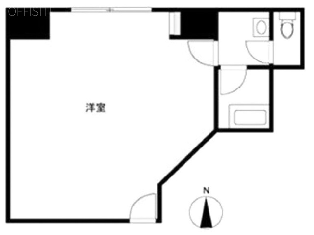 ライオンズマンション新宿101 間取り図