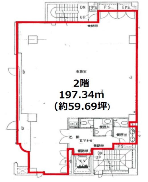 川商ビル2F 間取り図