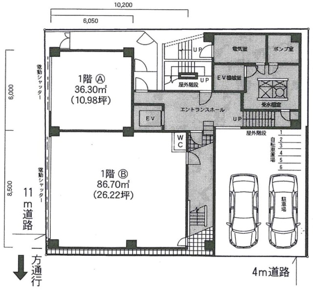 ヴィラ墨田ビルA 間取り図