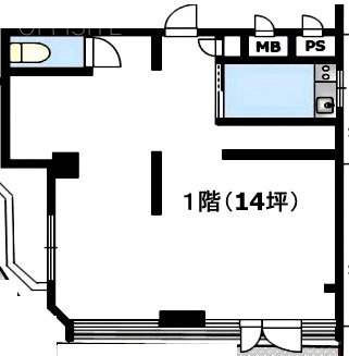 シルバー玉川ビル1F 間取り図