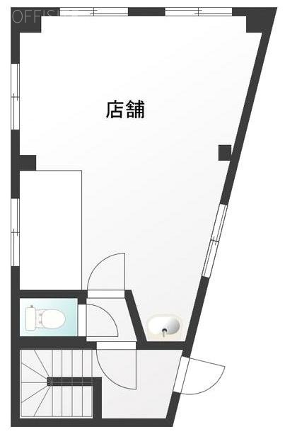 日本堤1丁目店舗ビル1F 間取り図