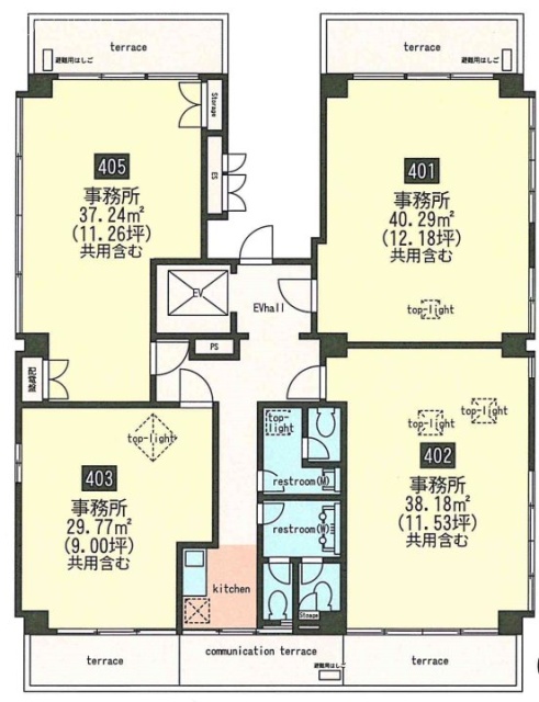 アルカサル401 間取り図