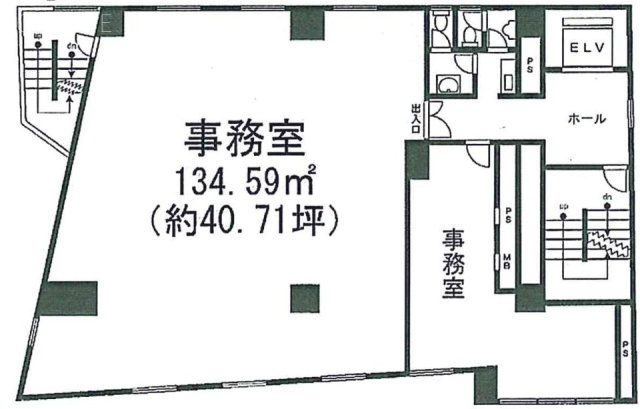 丸和ビル8F 間取り図