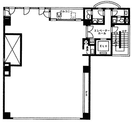 KHビル2F 間取り図