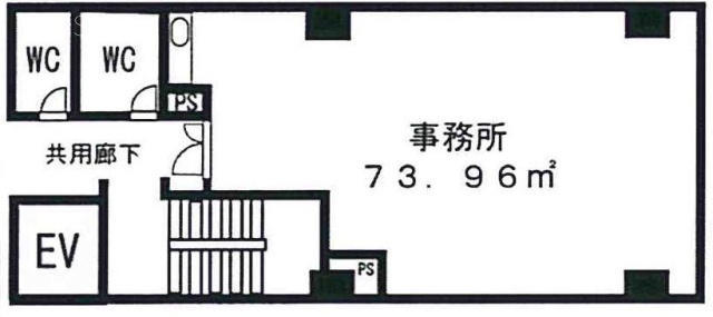 関内住吉ビル4A 間取り図