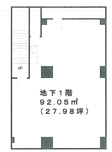 コムラ(小村)ビルB1F 間取り図