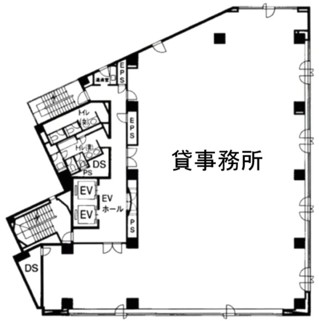 A-PLACE五反田駅前B1F 間取り図