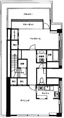 二見早稲田ビル5F 間取り図