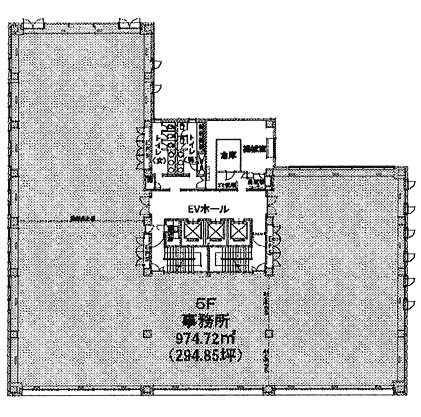 初台光山ビル5F 間取り図