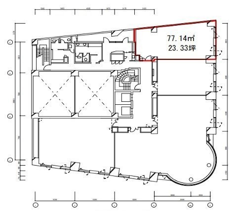 大樹生命熊谷ビル7F 間取り図