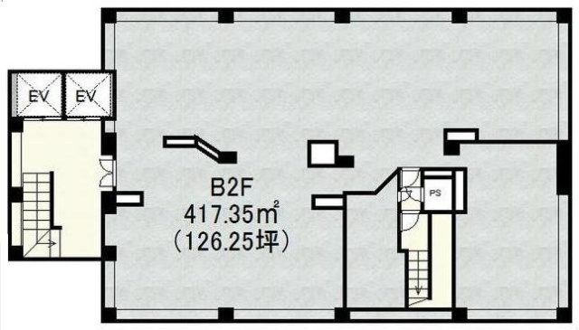 新宿Lee3ビルB2F 間取り図