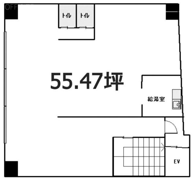 慶愛ビル2F 間取り図