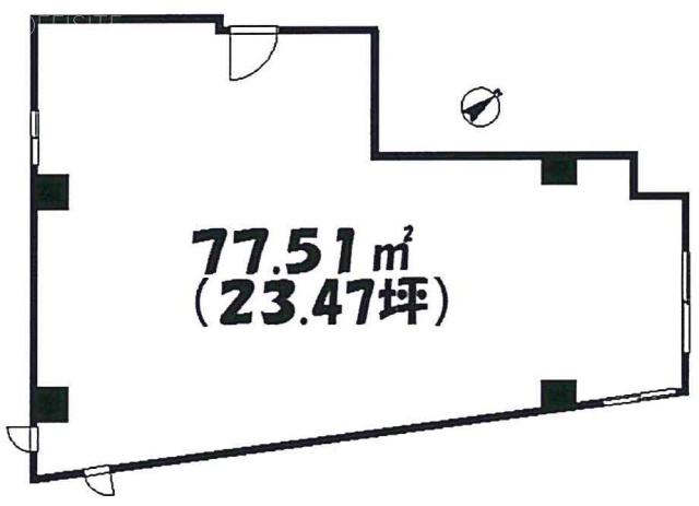 桜ヶ丘プラザビル403 間取り図