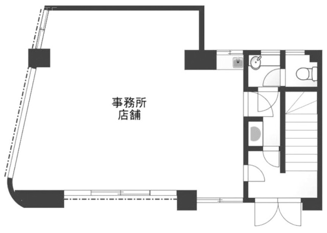 千葉ビル1F 間取り図