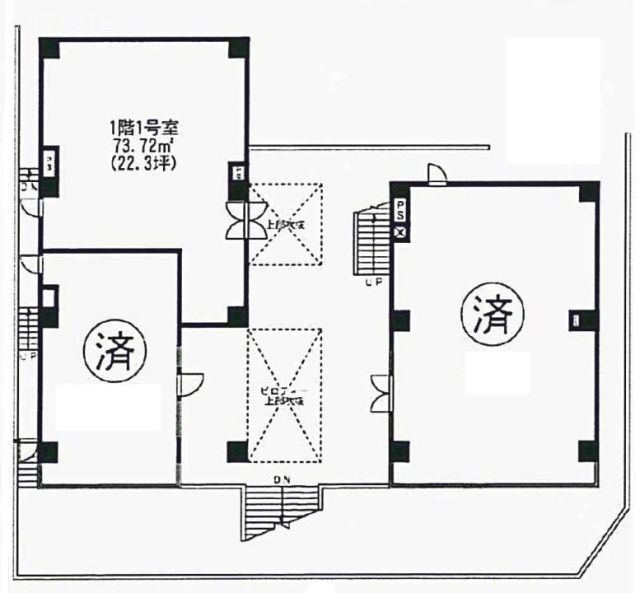 クレールマロニエビル1 間取り図