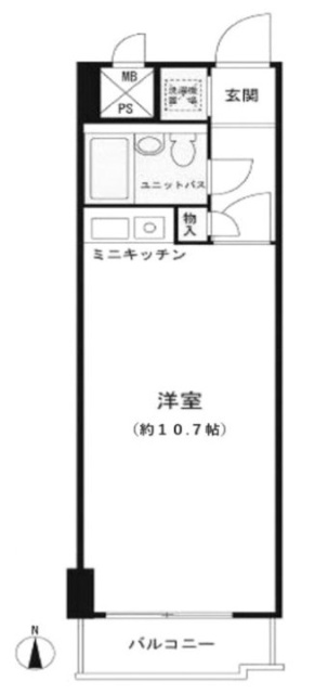 ロイヤルパレス原宿204 間取り図