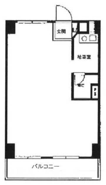 シャトレ代官山402 間取り図