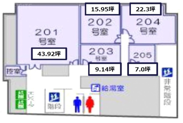 航空会館205 間取り図