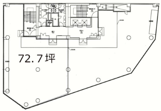 渋谷DTビル6F 間取り図