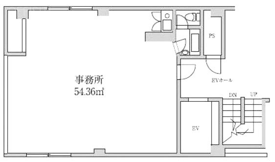 荒川ビル302 間取り図