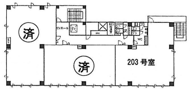 ホンダビル203 間取り図