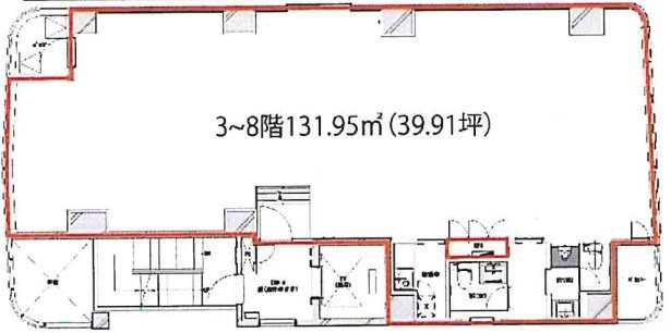 ココタイラビル7F 間取り図